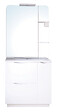 ONDEE - Meuble de salle de bain à poser PALERMO - 80cm - Blanc - laqué - Livré en kit - vignette