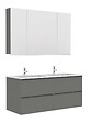 ONDEE - Meuble de salle de bain à suspendre MAX - L120cm - Anthracite - Brillant - Livré monté - vignette