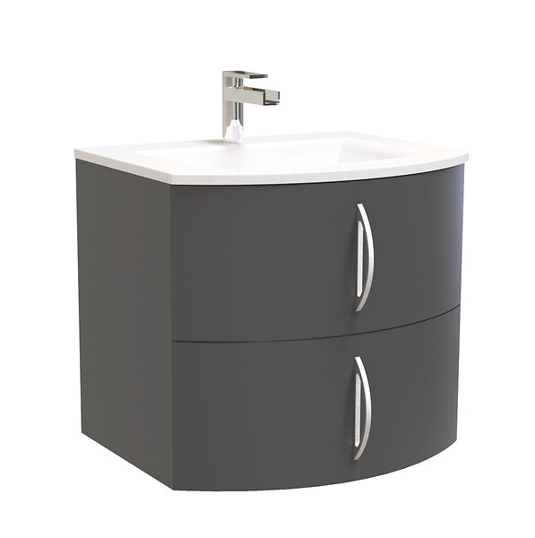 ONDEE - Meuble FROLLO laqué 60 gris - large