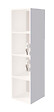 ONDEE - Caisson de colonne de salle de bain MIXY - 30cm - Blanc - Mélaminé - Livré en kit - vignette