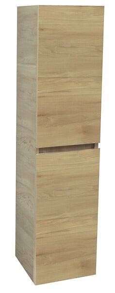 ONDEE - Colonne de salle de bain à suspendre TRENDY 2 Portes - Largeur 30cm - mélaminé bois - large