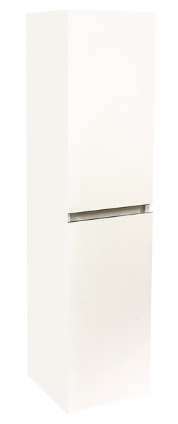 ONDEE - Colonne de salle de bain à suspendre TRENDY 2 Portes - Largeur 30cm - Laqué blanc brillant - large