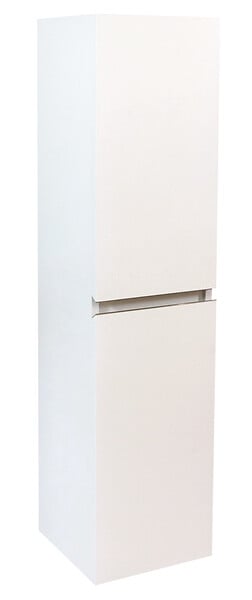 ONDEE - Colonne de salle de bain à suspendre TRENDY 2 Portes - Largeur 30cm - Laqué blanc mat - large