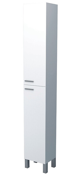 ONDEE - Colonne de rangement à poser AKTIVA - 30cm - Blanc - Mélaminé - Livré en kit - large