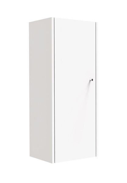 ONDEE - Colonne de salle de bain à suspendre IVAN S+ - L35cm - BLANC - Mélaminé - Livré en kit - large