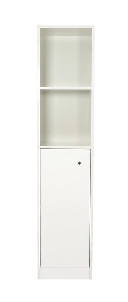 ONDEE - Colonne de salle de bain à poser ABBY - 35cm - Blanc - Laqué - Livré monté - large