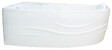 ONDEE - Kit Baignoire d'angle 135 cm et tablier motif vague - ABS et acryl 3mm - blanc - vignette