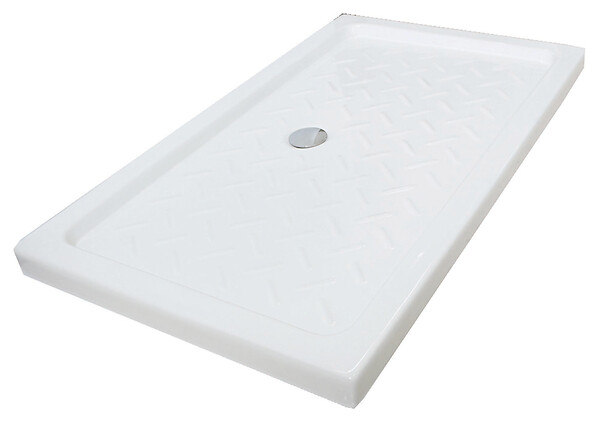 ONDEE - Receveur de douche CERA 2 - 120 x 70 cm - Céramique - Blanc - large