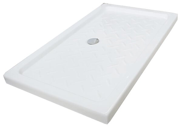 ONDEE - Receveur de douche CERA 2 - 100 x 70 cm - Céramique - Blanc - large