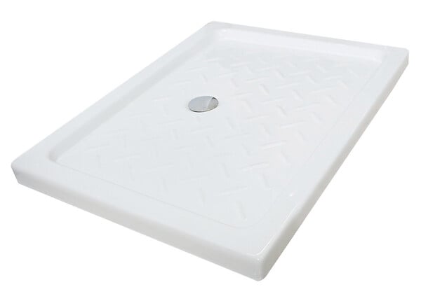 ONDEE - Receveur de douche CERA 2 - 90 x 70 cm - Céramique - Blanc - large