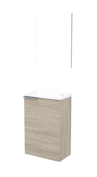 ONDEE - Lave-mains HALE - 40cm - Bois - Mélaminé - Livré en kit - large