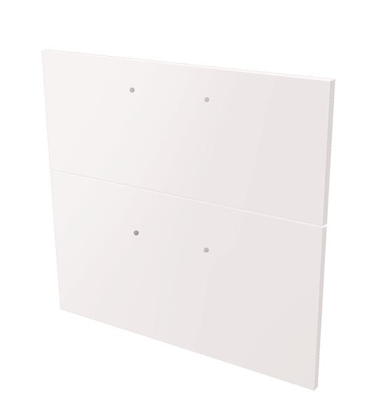 ONDEE - 2 Façades de tiroir MIXY - pour meuble de salle de bain - 60cm - Blanc - Laqué - large