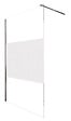 ONDEE - Paroi de douche TUHINA - Verre trempé 8mm - Sérigraphie Dépolie - 100x200cm - vignette
