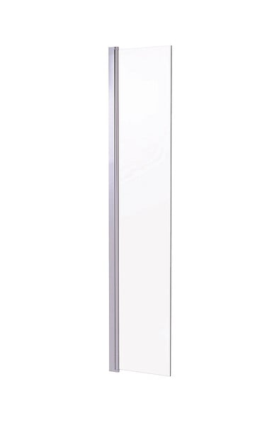 ONDEE - Déflecteur volet anti projection - Verre trempé 8mm - Finition chromé - 40x200cm - large