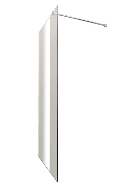 ONDEE - Paroi de douche ITALIENNE - Verre trempé 8mm - Sérigraphie Miroir - 90x200cm - large
