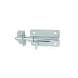 AFBAT - Verrou box porte-cadenas + gâche d12 zingue blanc - vignette