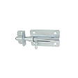 AFBAT - Verrou box avec gâche acier zingué blanc - Diam.16mm - vignette