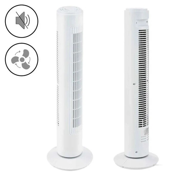 NIKLAS - Ventilateur Colonne 50W Air Frais - Ventilateur avec Minuterie 3 Vitesses 20 x 20 x 74 cm NIKLAS - large