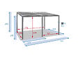 HESPERIDE - Pergola bioclimatique Avila Graphite 4 x 3 m - Hespéride - vignette