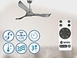 PURLINE - Ventilateur de plafond Réversible  Thermostat Wifi Moteur à courant continu Toits en pente Télécommande Mémoire - vignette