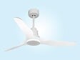 PURLINE - Ventilateur de plafond Réversible  Thermostat Pays vendable Wifi Moteur à courant continu Toits en pente Télécommande Adaptateur 2/3 Lames Hypersilence - vignette