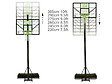 EXIT TOYS - Panier de basket mobile réglable en hauteur Comet - Exit Toys - vignette