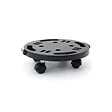 ARTPLAST - Support Plante Rond 30x7cm - Plateau à Roulettes Porte Pot de Fleurs Charge Lourde 170kg - Polypropylène antichoc Art Plast - vignette