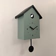EMDE - Horloge coucou - Bois - Vert/Noir - 34.5cm - vignette
