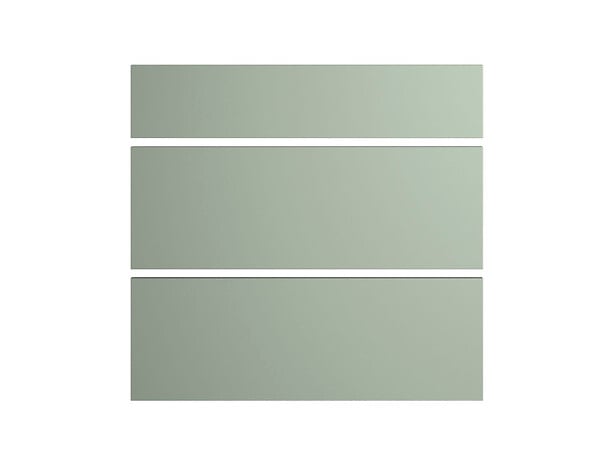 GRUPOALVIC - Façades 1 tiroir + 2 casseroliers Gassin - L80cm - Vert - large