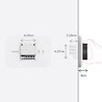 AVIDSEN - Thermostat Wifi connecté filaire pour chaudière avec programmation HomeFlow Knob - Avidsen - 127067 - vignette