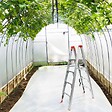 SECURY-T - Escabeau pliable télescopique tubulaire 1.51M 4 marches - vignette