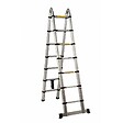 SECURY-T - Echelle/escabeau télescopique double - Aluminium 2x7 marches H4.4m (2,2+2,2) - vignette