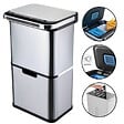 BEYOND BLUE - Poubelle cuisine automatique de tri à 4 compartiments - 60L - Inox SS304 - Piles ou batterie - vignette
