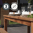 CERLAND - TABLE ET BANCS BOIS 200CM - vignette