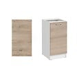 CUISINEANDCIE - Cuisineandcie - Panneau de finition pour meuble bas Eco Chene Naturel - vignette