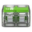 WAGO - Boite de 100 bornes d'installation 221 Green Range Wago - 2 conducteurs 4mm² - à leviers souple & rigide - vignette