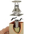 TEN - Chapeau exterieur galva n° 4 200/250 - TEN - 570004 - vignette