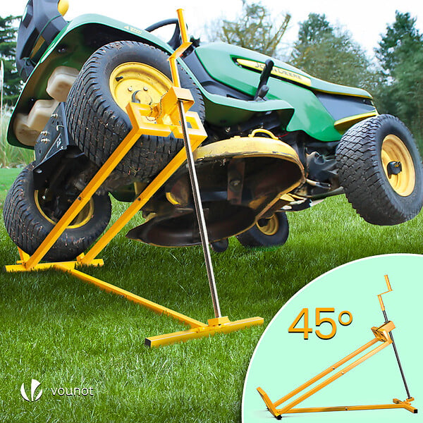 VOUNOT - Leve tracteur Tondeuse Supporte 400 kg max Jaune - large