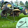 VOUNOT - Leve tracteur Tondeuse Supporte 400 kg max Vert - vignette