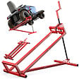 VOUNOT - Leve tracteur Tondeuse Supporte 400 kg max Rouge - vignette