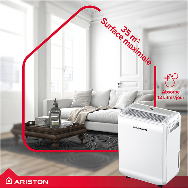 ARISTON - Déshumidificateur 10l/jour - Ariston DEOS EVO 10 - large