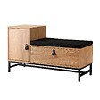 CALICOSY - Banc à Chaussures avec 2 Rangement L100 cm - vignette