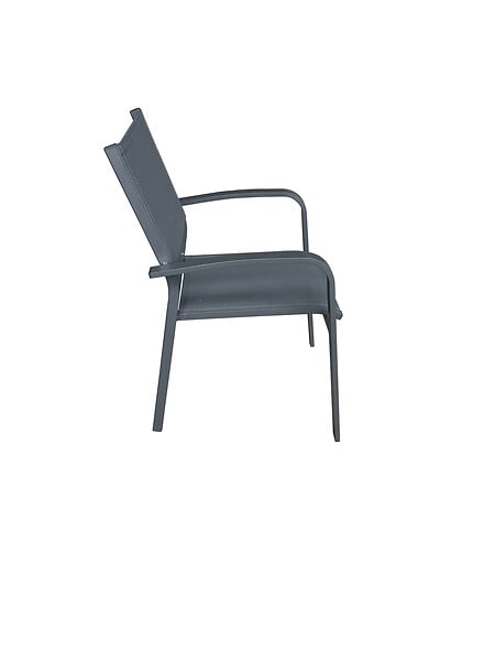 MODE DE VIE - Fauteuil en aluminium Dallas - Gris - large