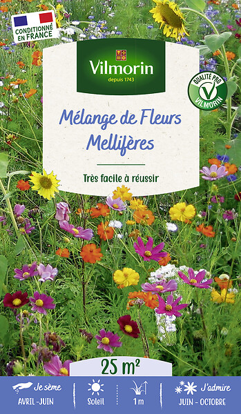 VILMORIN - VILMORIN - Mélange de Fleurs Mellifères 25m² - large