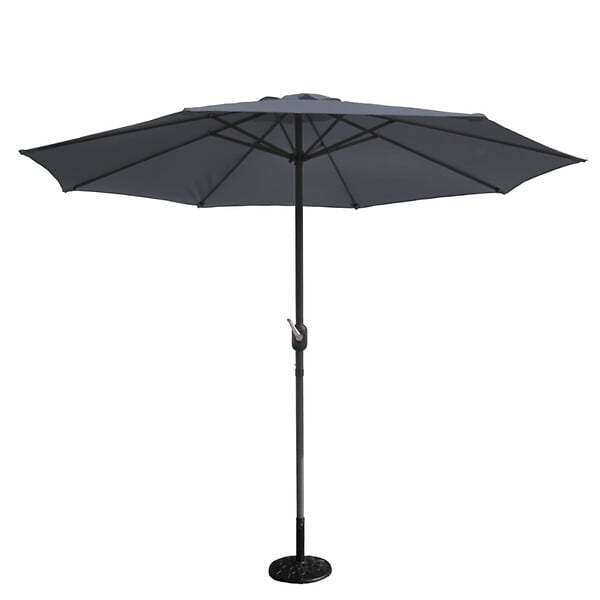 CONCEPT USINE - Parasol  gris droit rond 27 x 27 m FIGARI - large