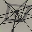 OVIALA - Toile pour parasol déporté 3x3m taupe - Malaga - vignette