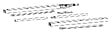 DORMA - Kit bandeau à  encastrer G96 GSR inferieur 700mm - DORMA - 52004001 - vignette