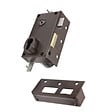 BRICARD - Serrure 3 points 73 A2P* Sans cylindre marron droite - BRICARD - 73078 - vignette