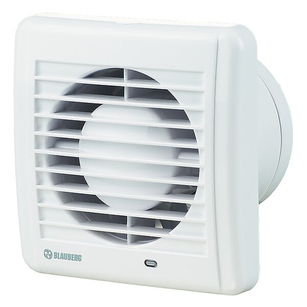 BLAUBERG - Lot Extracteur d'air AERO STILL + Gaine extensible alu + Grille diamètre 100 - large