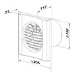 VENTS - Extracteur d'air cuisine silencieux basse conso MF 150 mm | commande interrupteur - vignette
